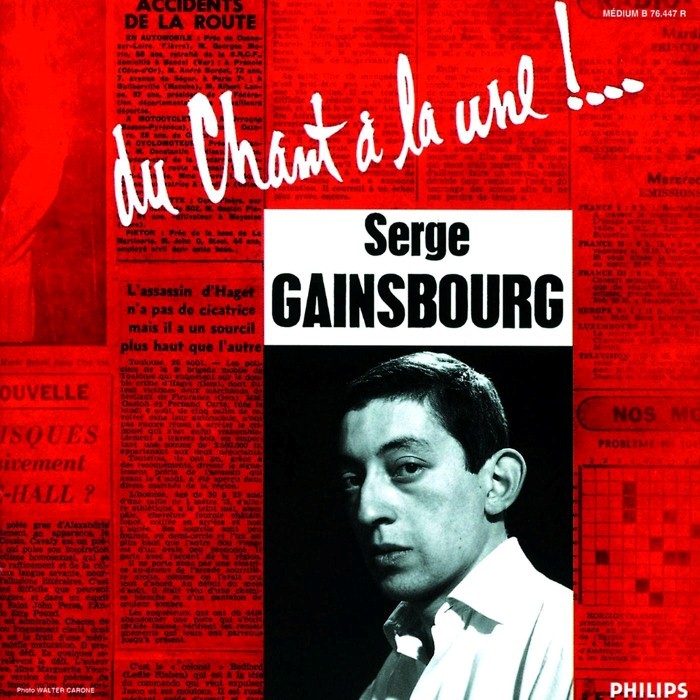 serge gainsbourg - Du chant à  la une !...