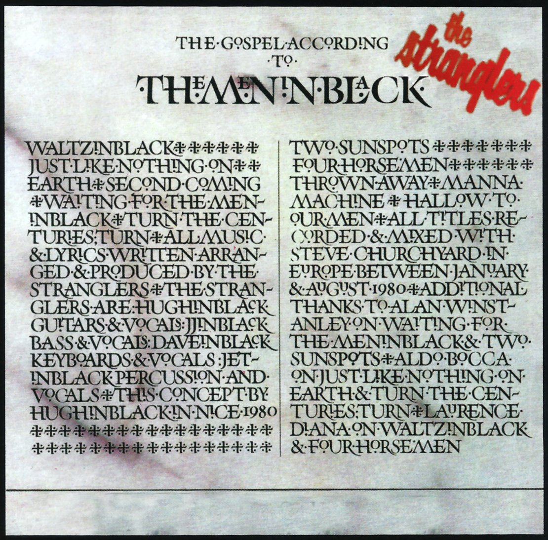 The Stranglers - The Gospel According to the Meninblack