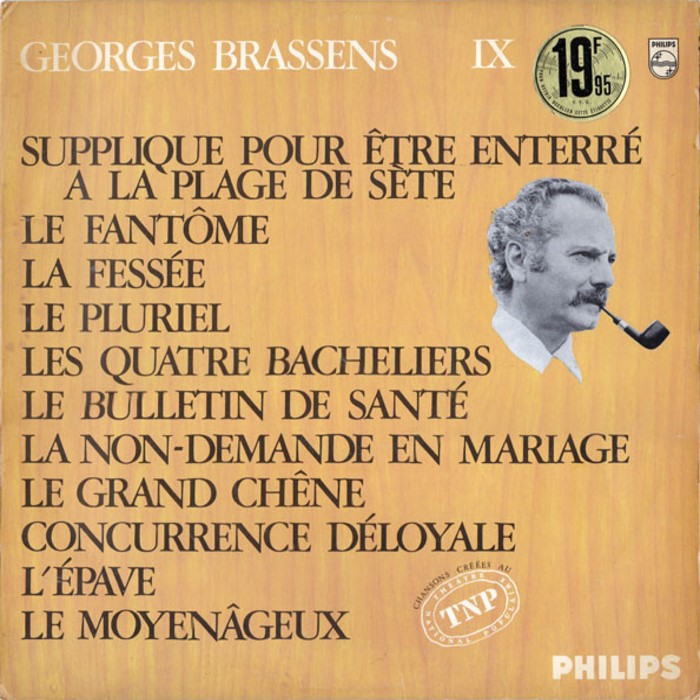 Georges Brassens - Volume 9 : Supplique pour être enterré à la plage de Sète