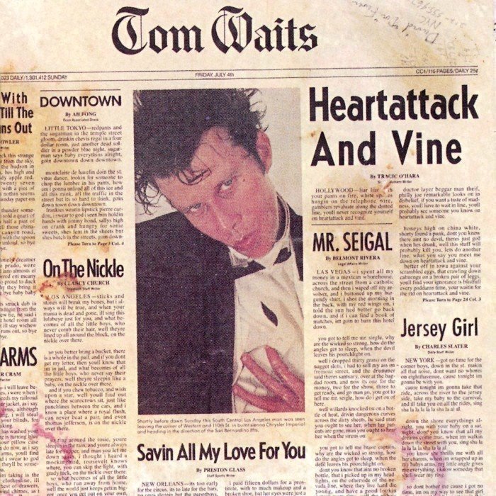 tom waits - Heartattack and Vine