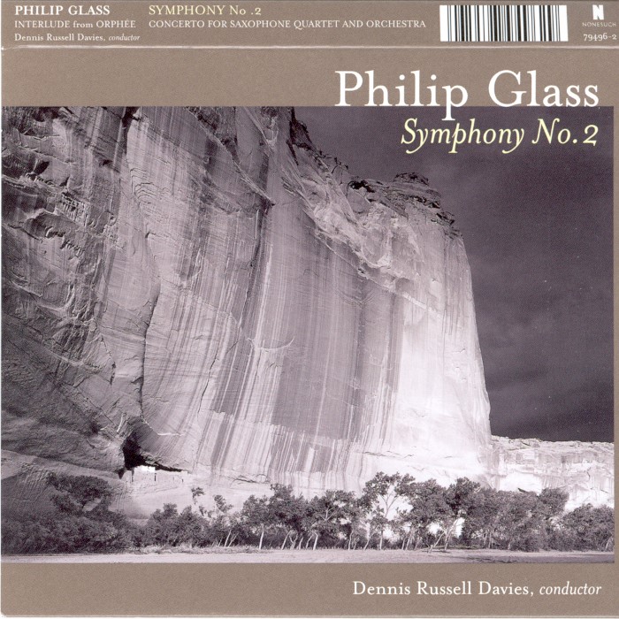 philip glass - Symphony No. 2 / Interlude from Orphée / Concerto for Saxophone Quartet and Orchestra