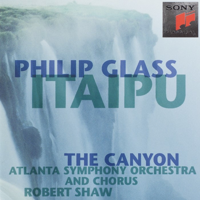 philip glass - Itaipu / The Canyon
