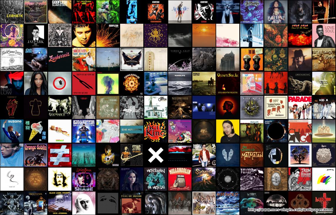 mosaïque de pochettes de disques mosaïque de pochettes de disques