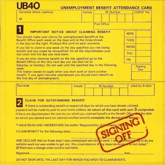 UB40 - Signing Off